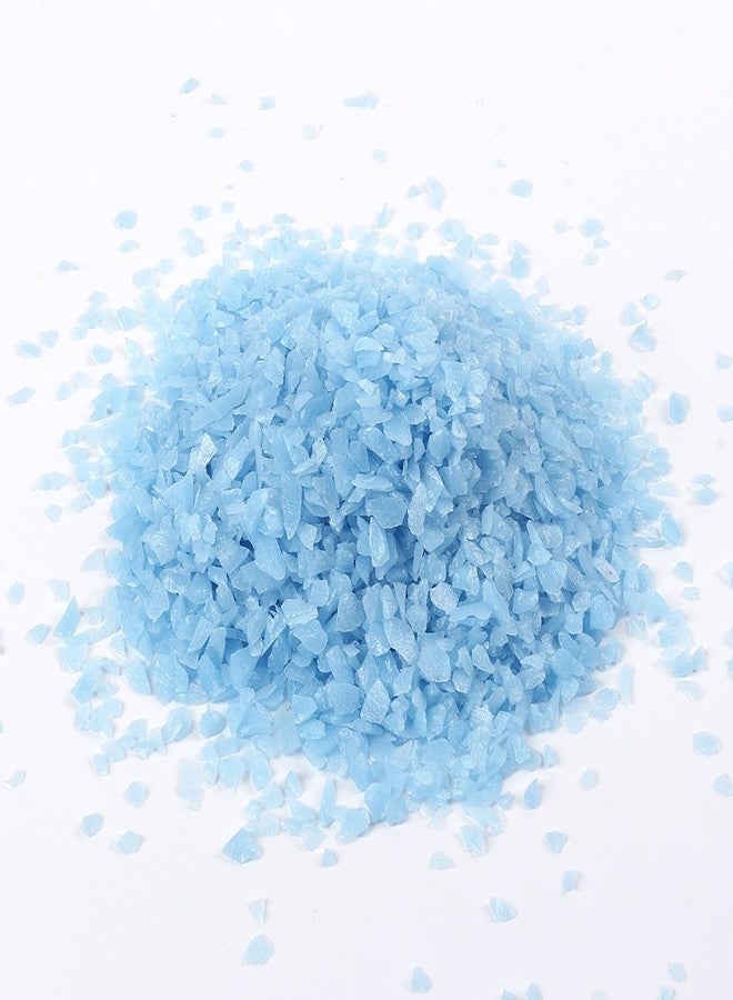 Shiny Stone Glow in The Dark Gravel, Fish Tank Aquarium Gravel Sand, Decorative Gravel Rocks,Aquarium Gravel Stones for Home and Fairy Garden Decoration,305g/0.67lbs (Blue, 3-5mm) - Image 1